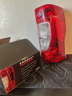 KLPF Tail Light Assembly Red and Clear Lens