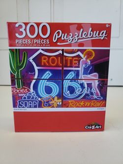 Route 66 Neon Signs PUZZLE 