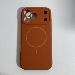 Orange IPhone 16 pro max case