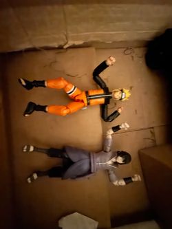 Naruto & Sasuke Action Figures — $20 for Both