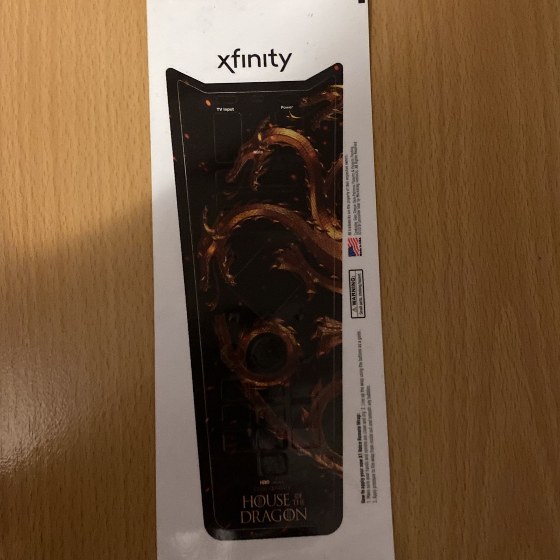 House Of The Dragon Xfinity Remote Skin