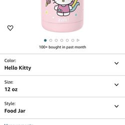 Hello Kitty Zak Food Jar