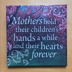 'Mothers Hold Their Children's Hands...' Magnet