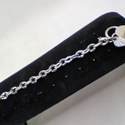 Silver Heart Bracelet