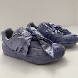 Puma X Fenty By Rhianna Bow Sneaker Satin Lavender  Purple Size 8.5