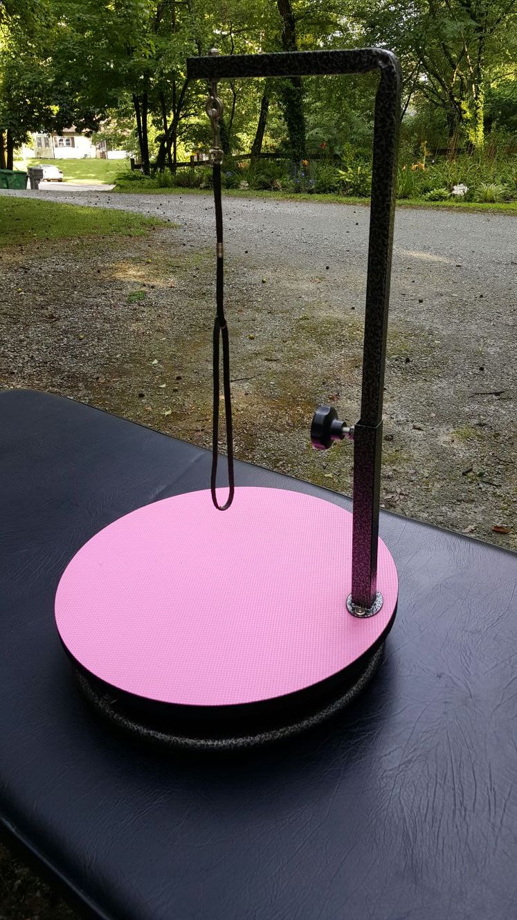 Small dog grooming table.