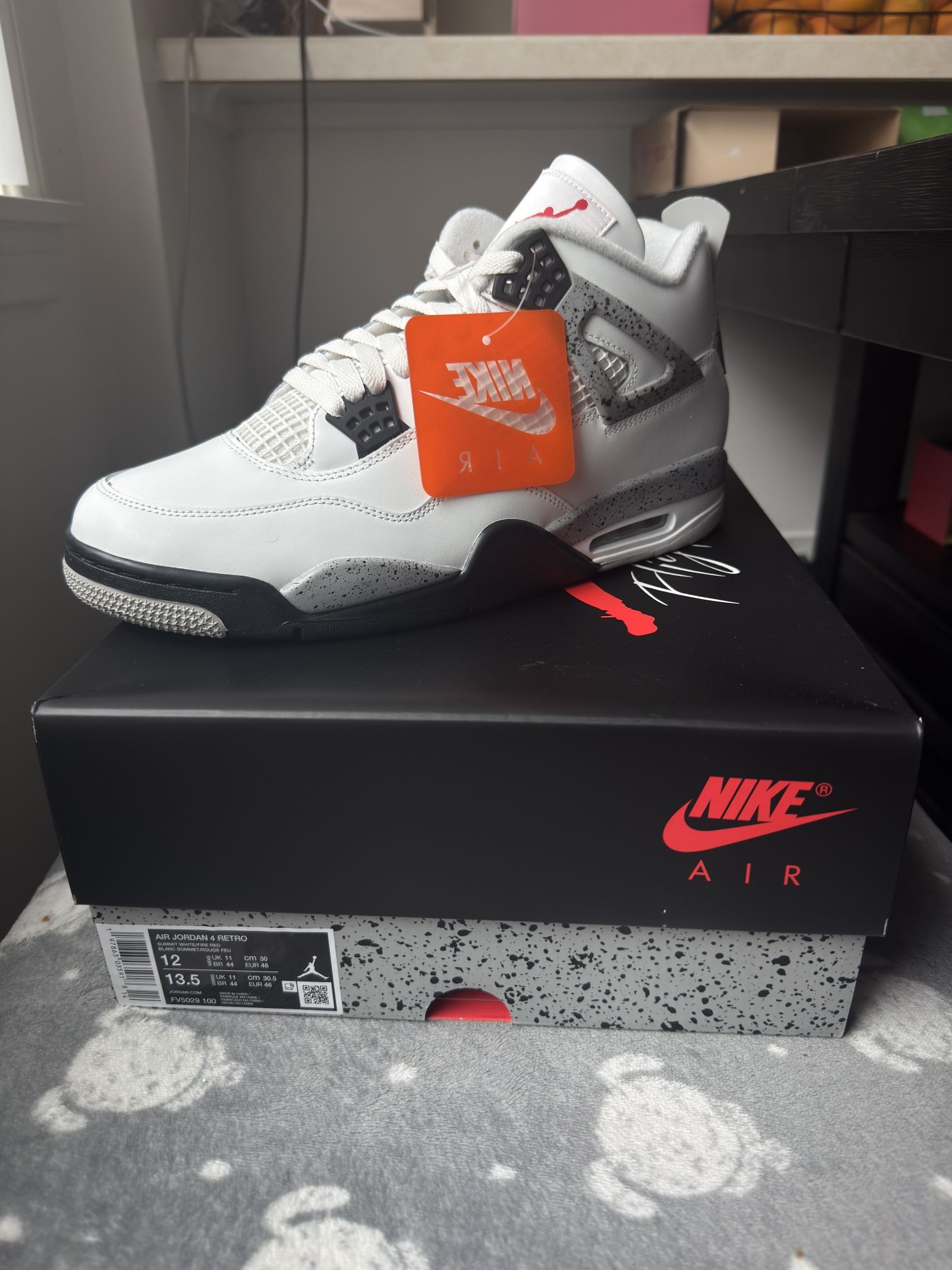 Jordan 4 Cement Size 12
