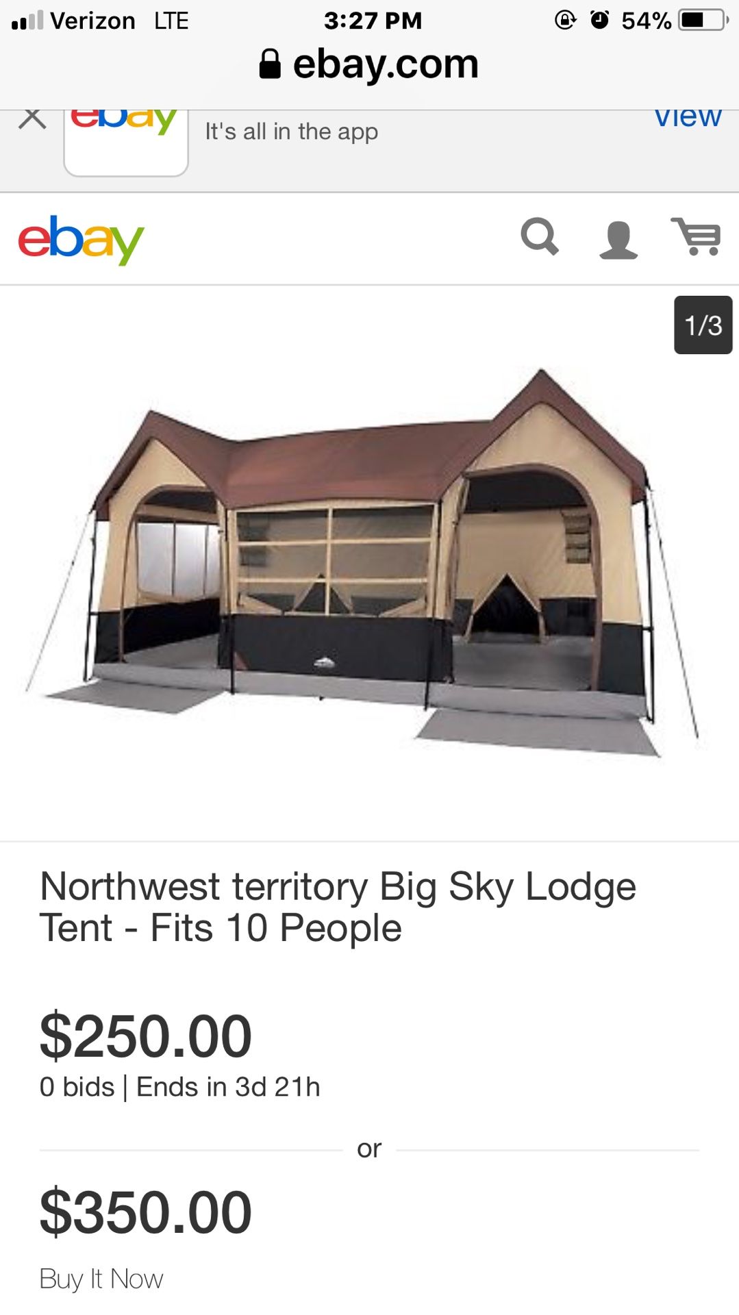 Northwest territory big sky lodge tent deals