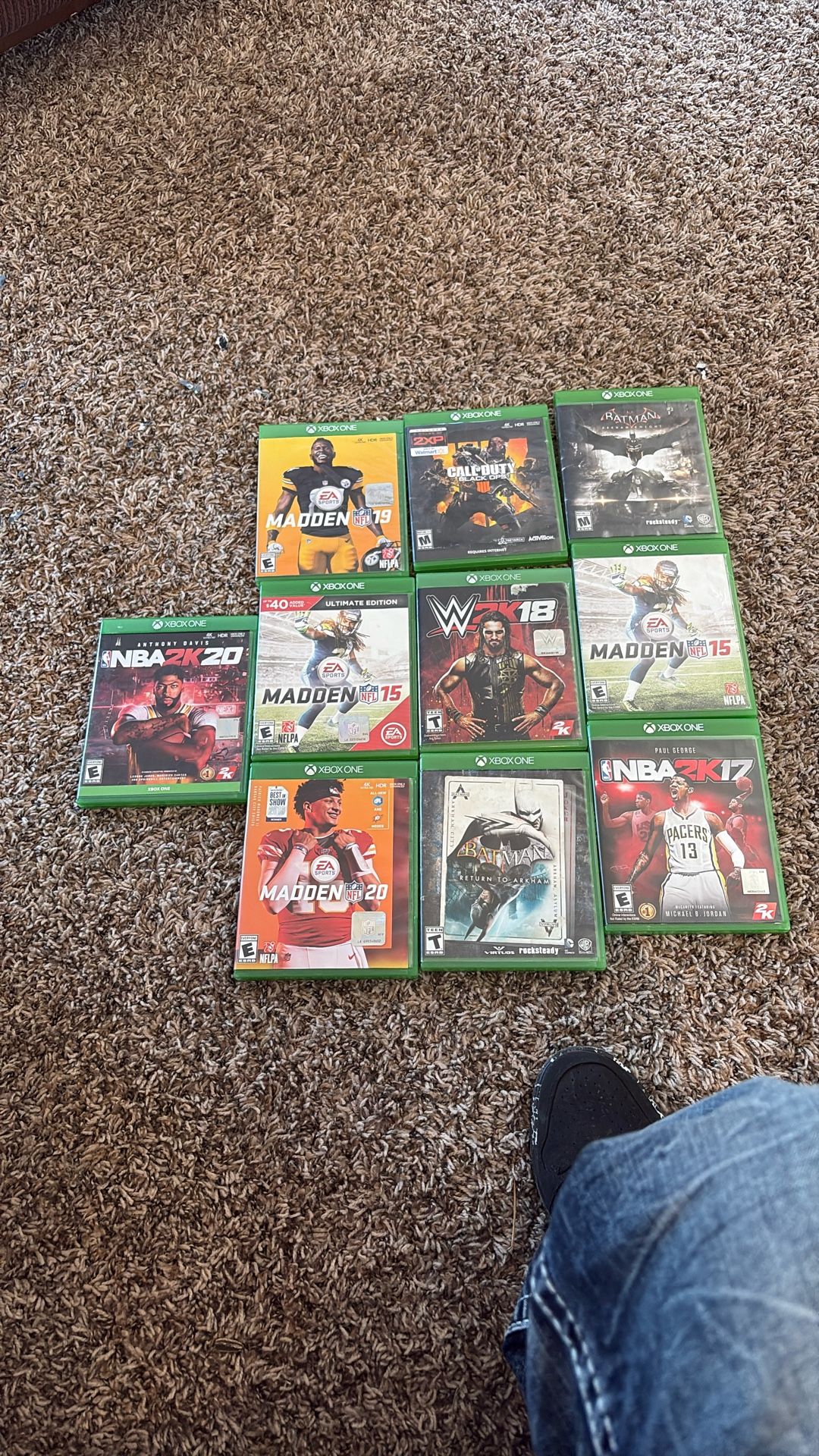 Xbox one games and a Xbox