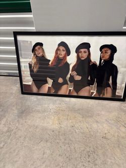 British girl group Little Mix. Promo pic part of the booklet for their 5th studio album, LM5. .. 35” x 21” $20