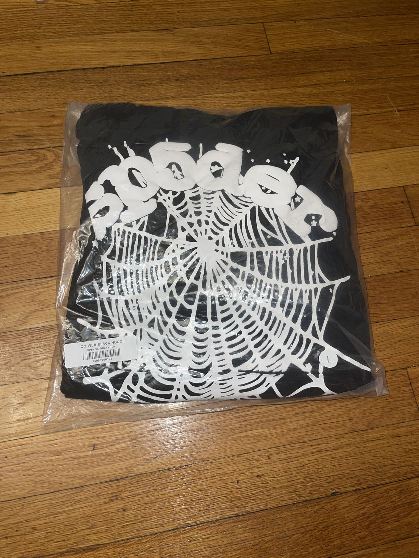 Black OG Web Sp5der Hoodie