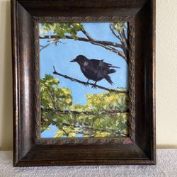 Crow / Black Bird Framed Art 