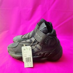  Adidas PW 0 to 60 Triple Black Rare Basketball Shoes Size 6