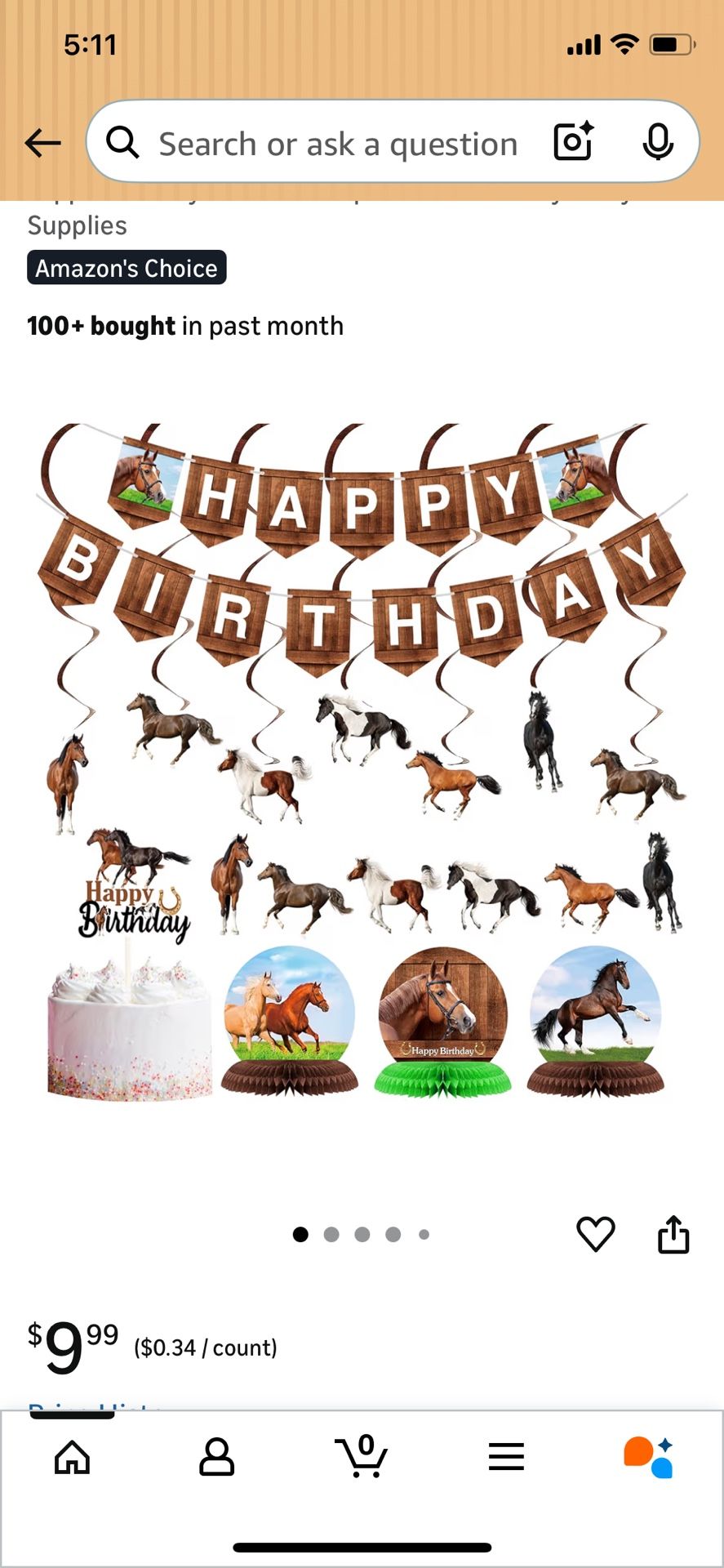 Horse Birthday Decor