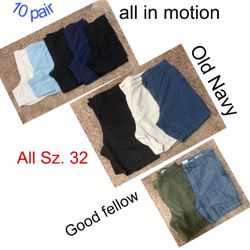 10 Pairs of Shorts - Size 32