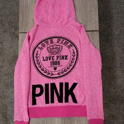 Pink Victoria's Secret Hoodie Xs