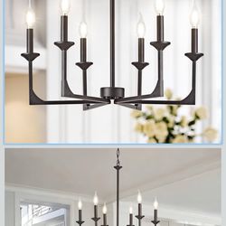 Brand New Modern Chandelier Light Fixture W/Adjustable Chain
