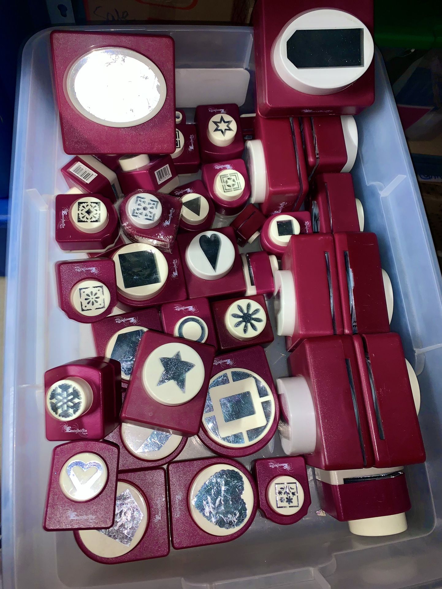 Huge Lot Of Craft Scrapbooking Cardmaking Paper Punches! 