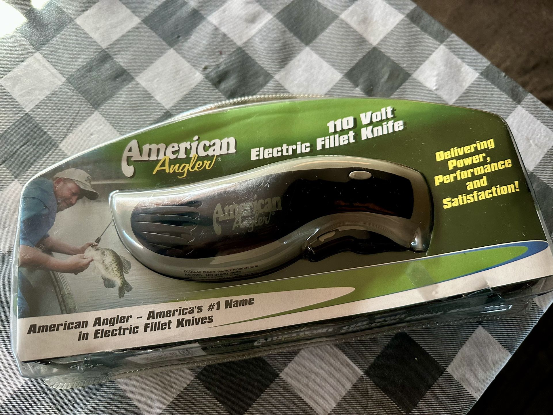 American Angler 110 Volt Electric Fillet Knife #31600 Blade New