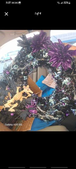 Custom halloween wreath