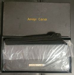 Casa Amiga Women's Cardholder Wallet with Zipper Closure Gold Colored New