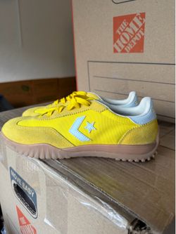Coverse yellow run star sneaker
