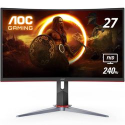 AOC 27” Curved Gaming monitor 