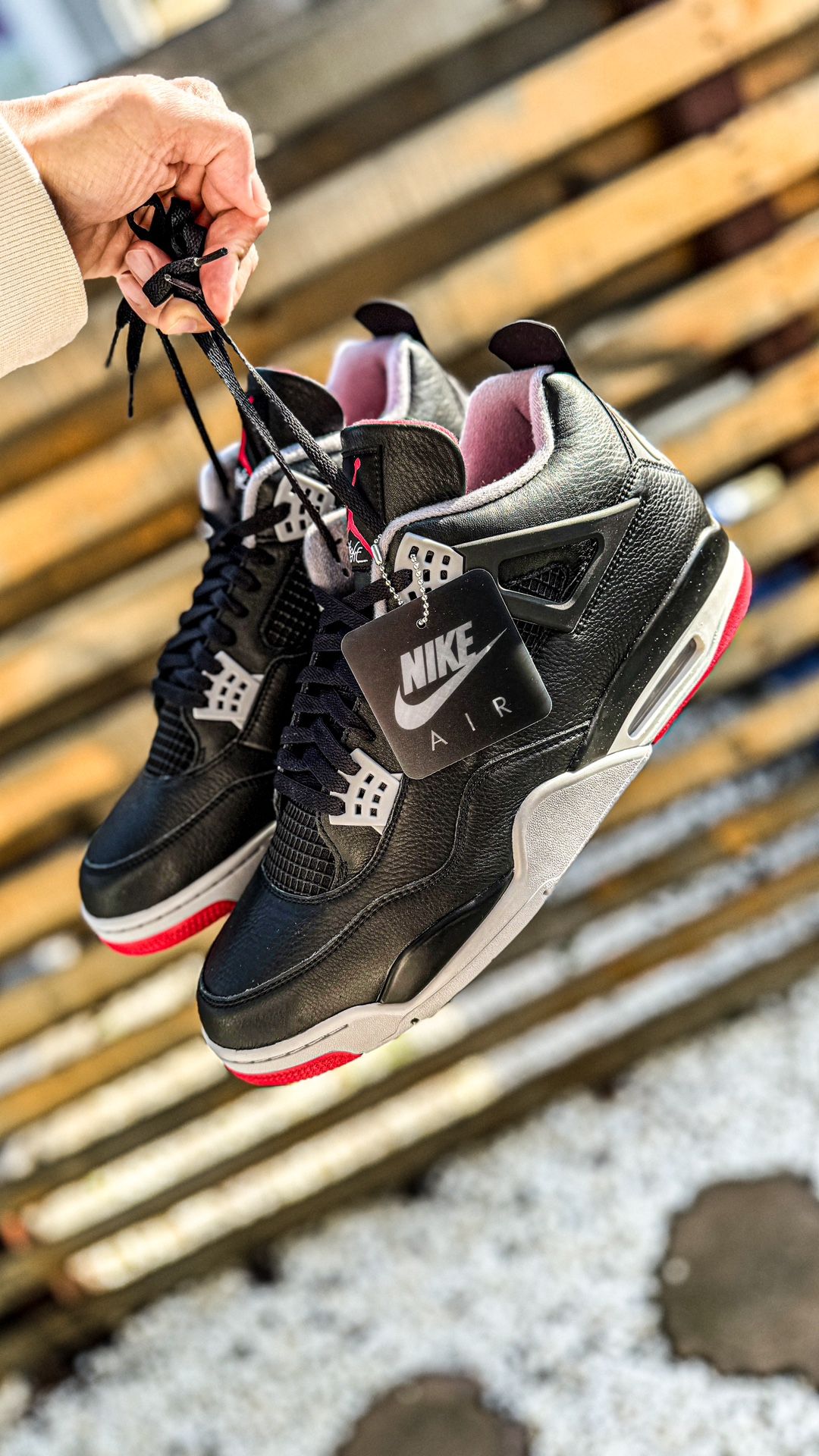 Jordan 4 Bred Reimagined Size 6Y, 6.5Y, 7Y, 13