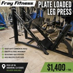 Fray Fitness Plate Loaded Leg Press – Gym Equipment
