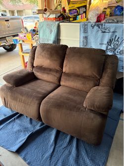 loveseat with 2 recliners