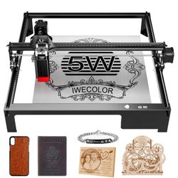 IWECOLOR Laser Engraver 5W Higher Accuracy DIY Las