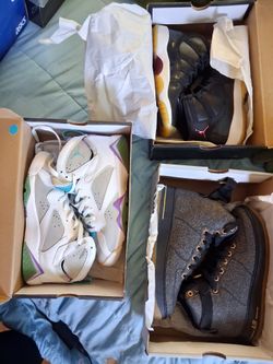 JORDAN'S Plus a few misc Sneaker collection 6y--8w original boxes
