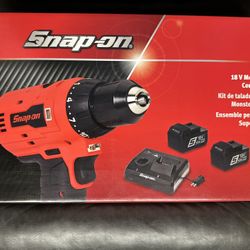 Snap On 18volt Monster lithium Cordless Drill Kit