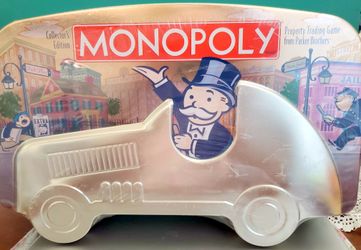 Vintage 2001 Monopoly Collector's Edition Car Tin - Factory Sealed - p/u in Gilbert