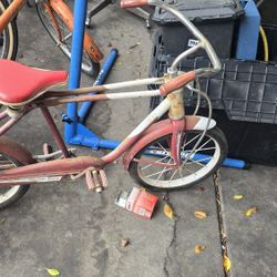 western flyer coaster vintage with training wheels 