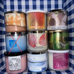 Bath And Body Works Candles, $10 Each