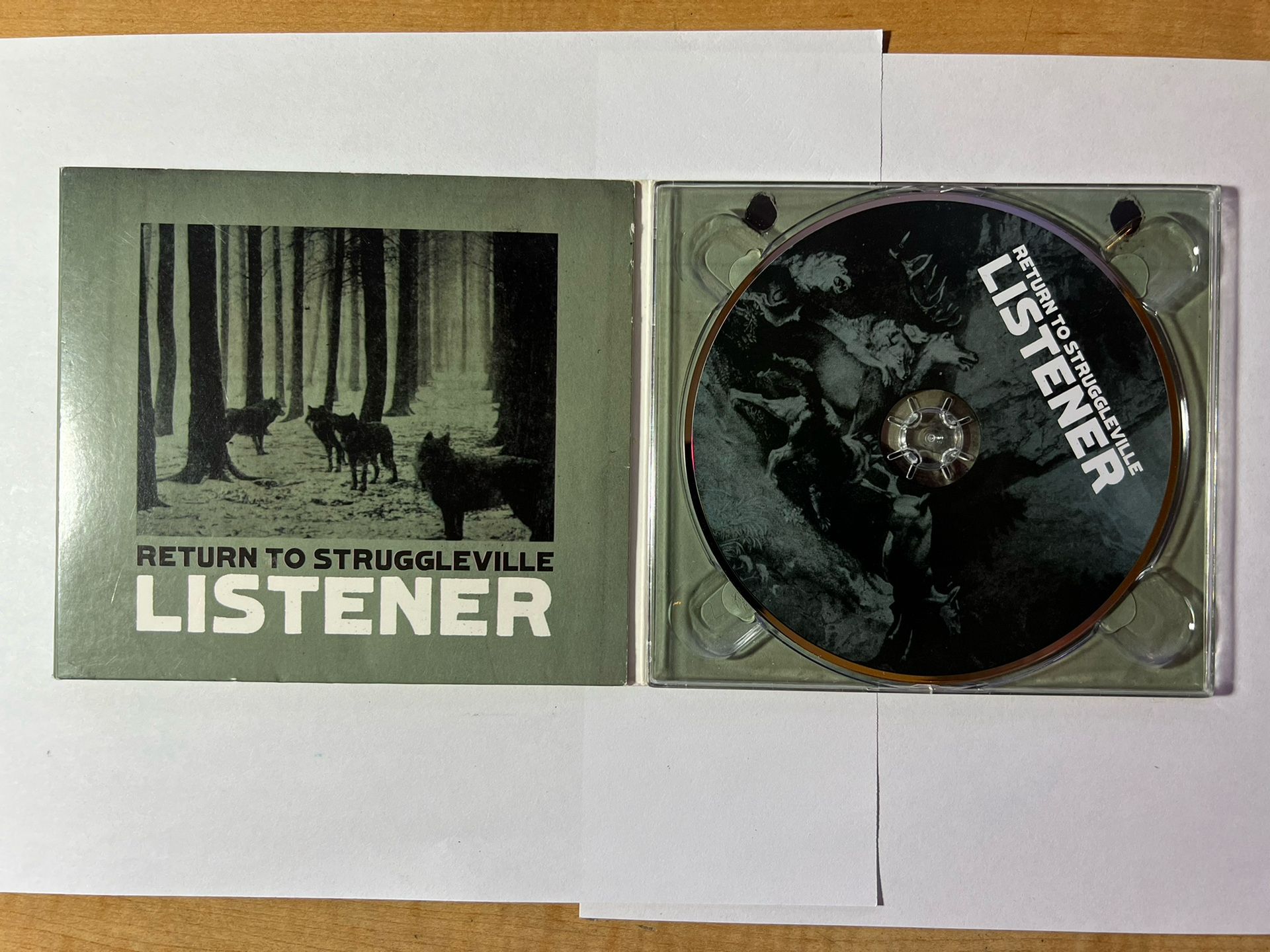 Return to Struggleville by LISTENER (CD, 2009) RARE DIGIPAK vg