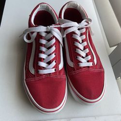 Women’s red vans 