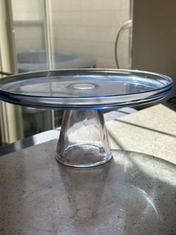 Anthropologie Glass Cake Stand / Dessert Display Stand