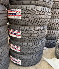 225/55R18 Set Of 4 American A/T New Tires