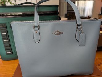 Coach Light Blue Tote / Purse – New With Tags – $140