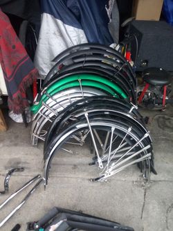 Bicycle Parts Fenders And Handle bars Ex.