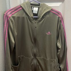 Adidas Women Long Sleeve Zip Up 