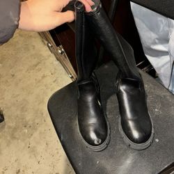 Steve Madden Black Tall Boots 