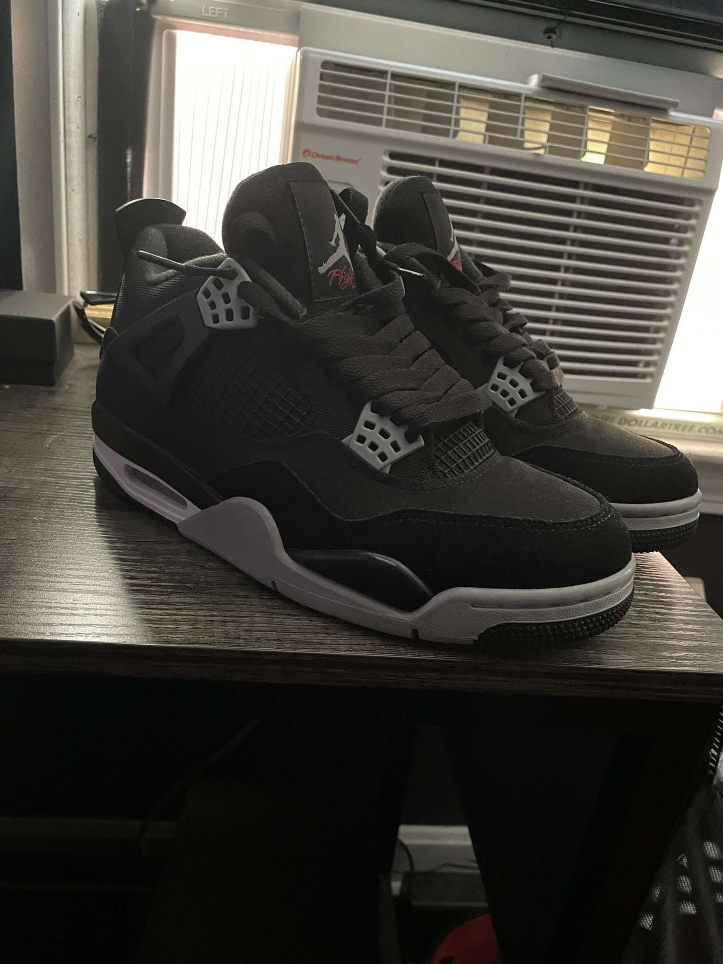 Jordan 4 Black Canvas
