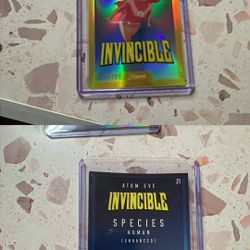 Atom Eve Gold Parallel #021/199 – Invincible Trading Card (Limited)