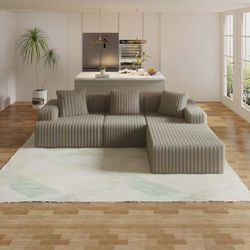 Large L-Shaped Sectional Sofa with Chaise