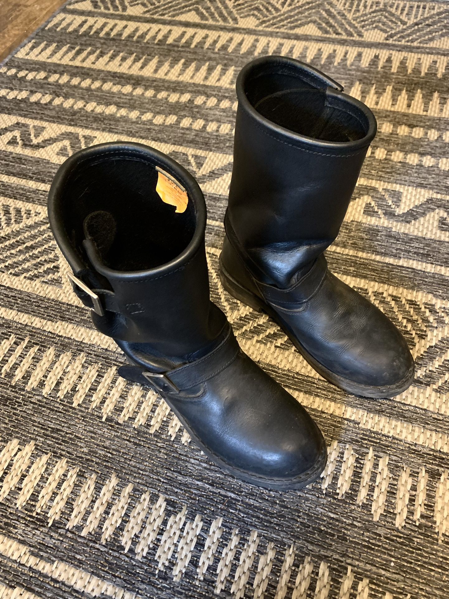 靴 US8 SPPN 9in ENGINEER BOOTS BLACK TUMAZ 靴 US8 SPPN 9in ENGINEER BOOTS BLACK TUMAZ Engineer Boots, Black, 9