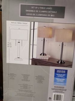 Kayden Table Lamp 2 Pack