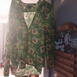 Spongebob button down 